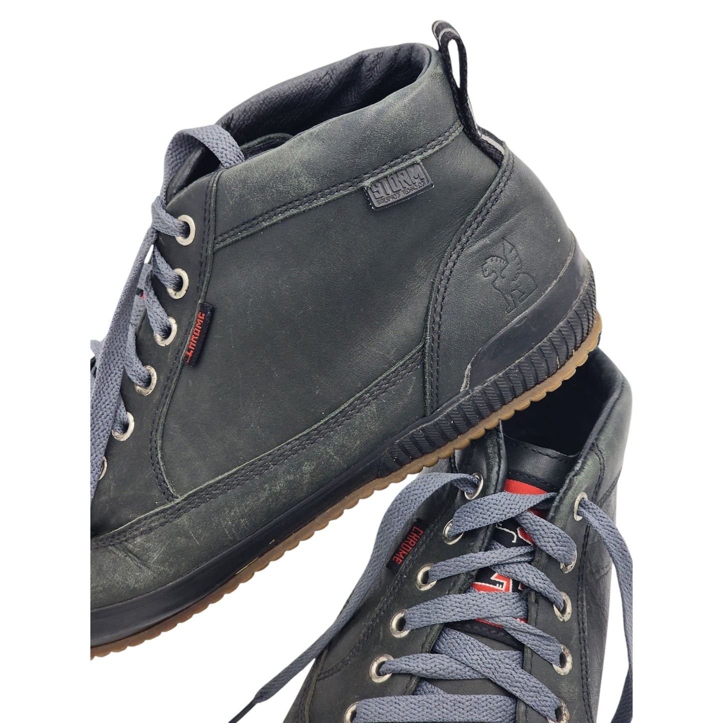 Chrome Industries Boots Men 9.5 Sneakers High Top Shoes Storm 415 Leather Upper