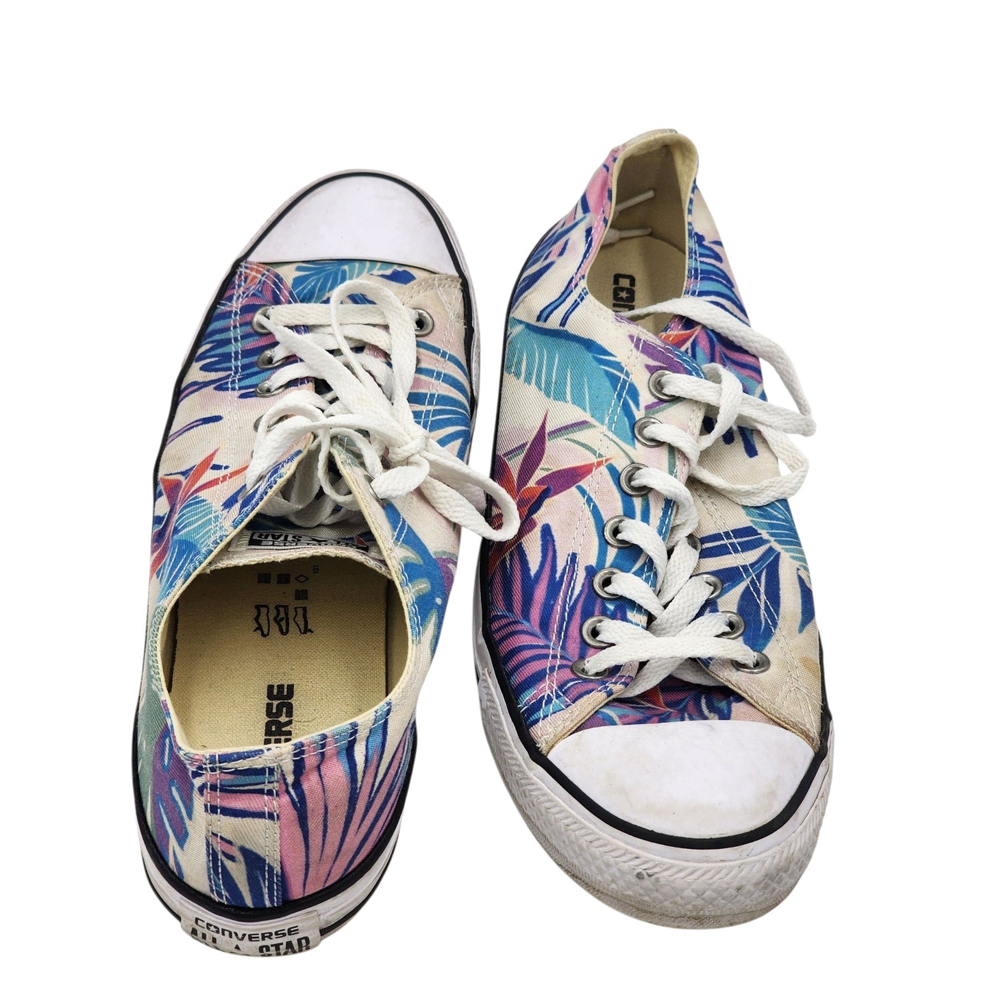 Converse All Star Shoes Tropical Low Tops Unisex Men 10 Women 12 Sneakers Kicks
