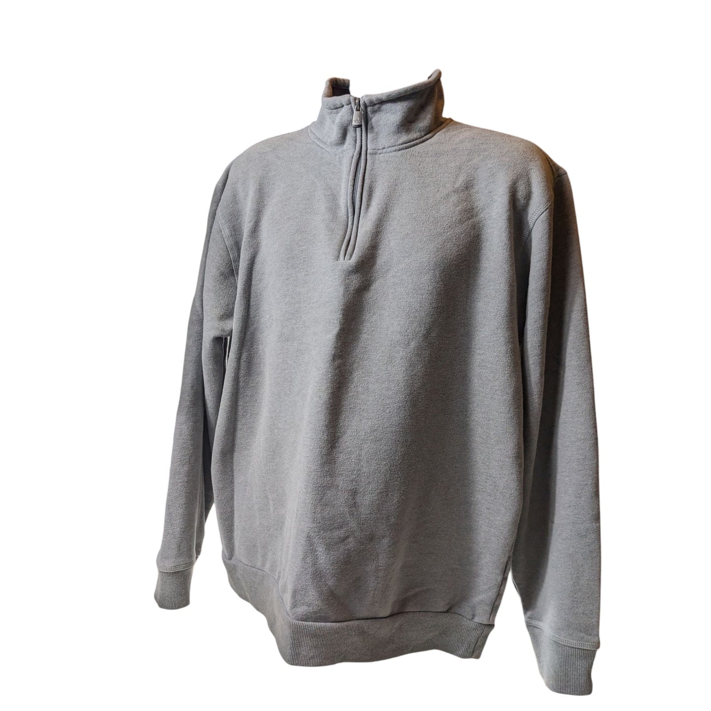 Arrow Sweatshirt Mens XL Quarter Zip Pullover Gray Fleece Lined Casual Classic