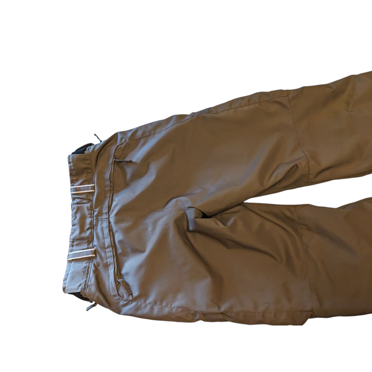 DNA Mens Ski Pants Size 36 Brown Waterproof Snowboarding Insulated