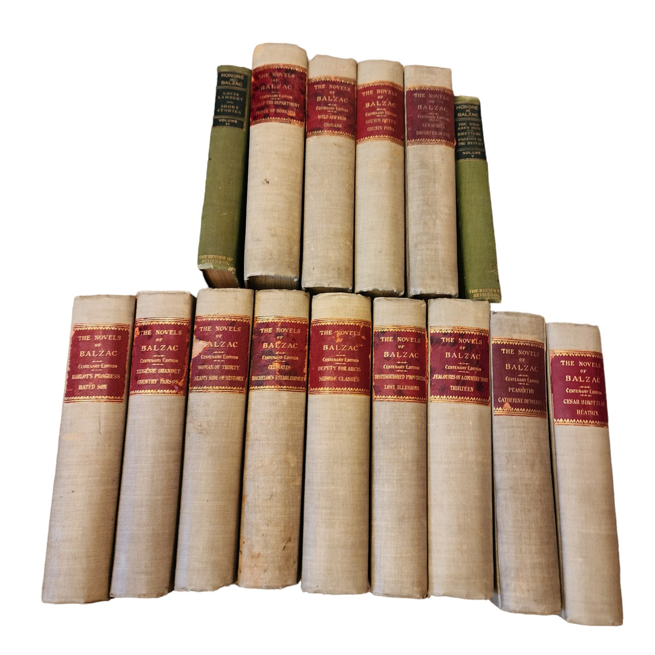 Novels of Balzac Centenary Edition 15 Vol Set Library Antiquarian Antique 1899