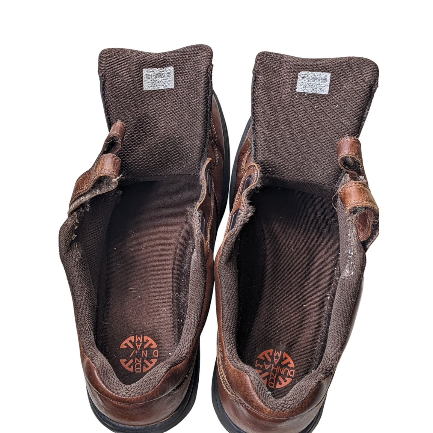 Dunham Shoes Mens 14 Winslow Leather Slip On Casual Loafers Comfort Strap 8009SB