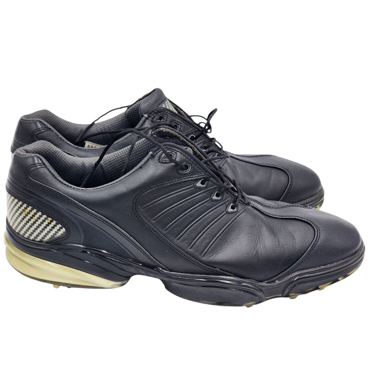 FootJoy Sport Golf Shoes Mens 11M Leather Flex Zone Spikes Cleats Athletic 53145