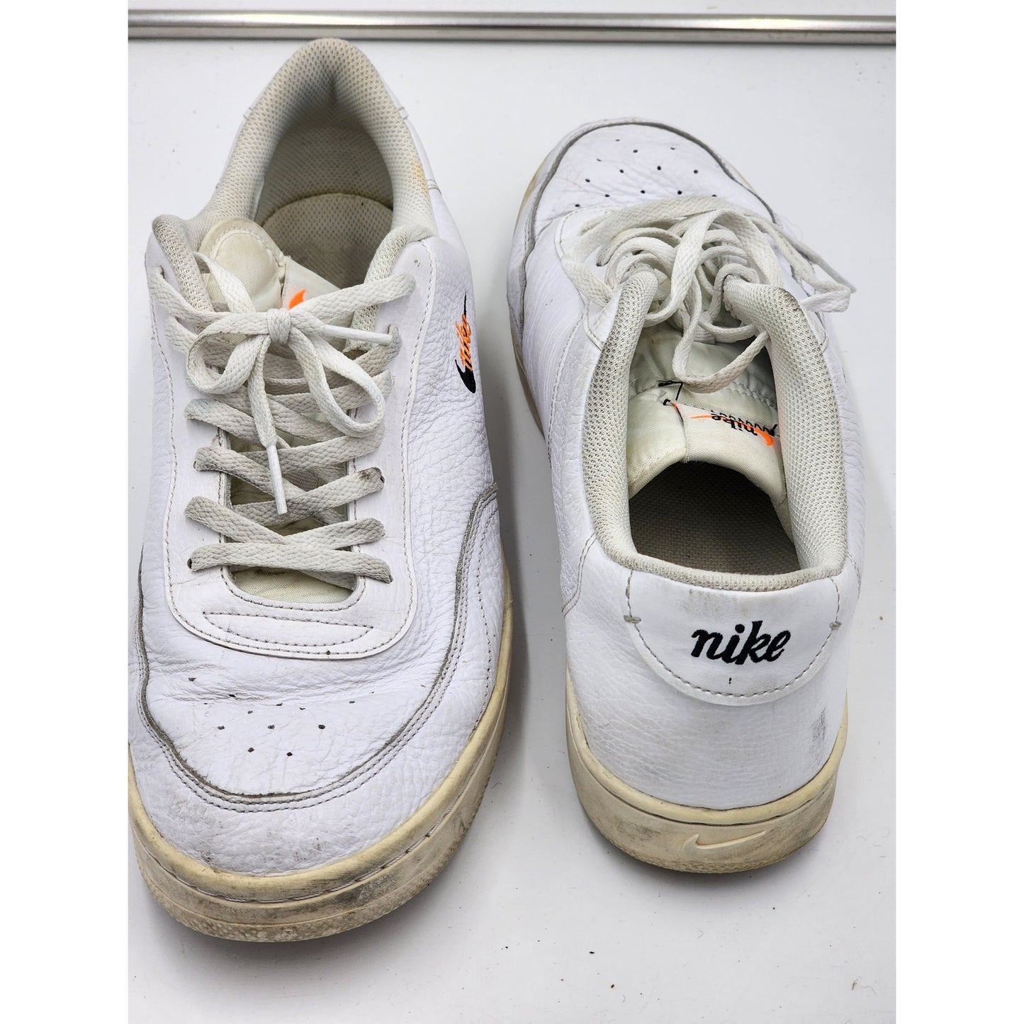 Nike Court Vintage Premium Shoes Men 13 White Leather Tennis Sneakers CT1726-100