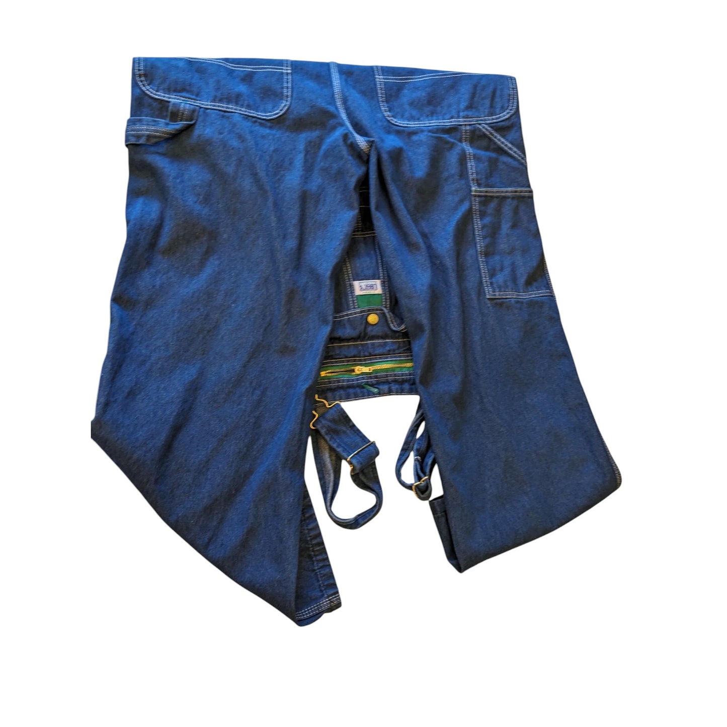 Liberty Denim Overalls Men 40x30 Workwear Bib Carpenter Style Utility Adjustable