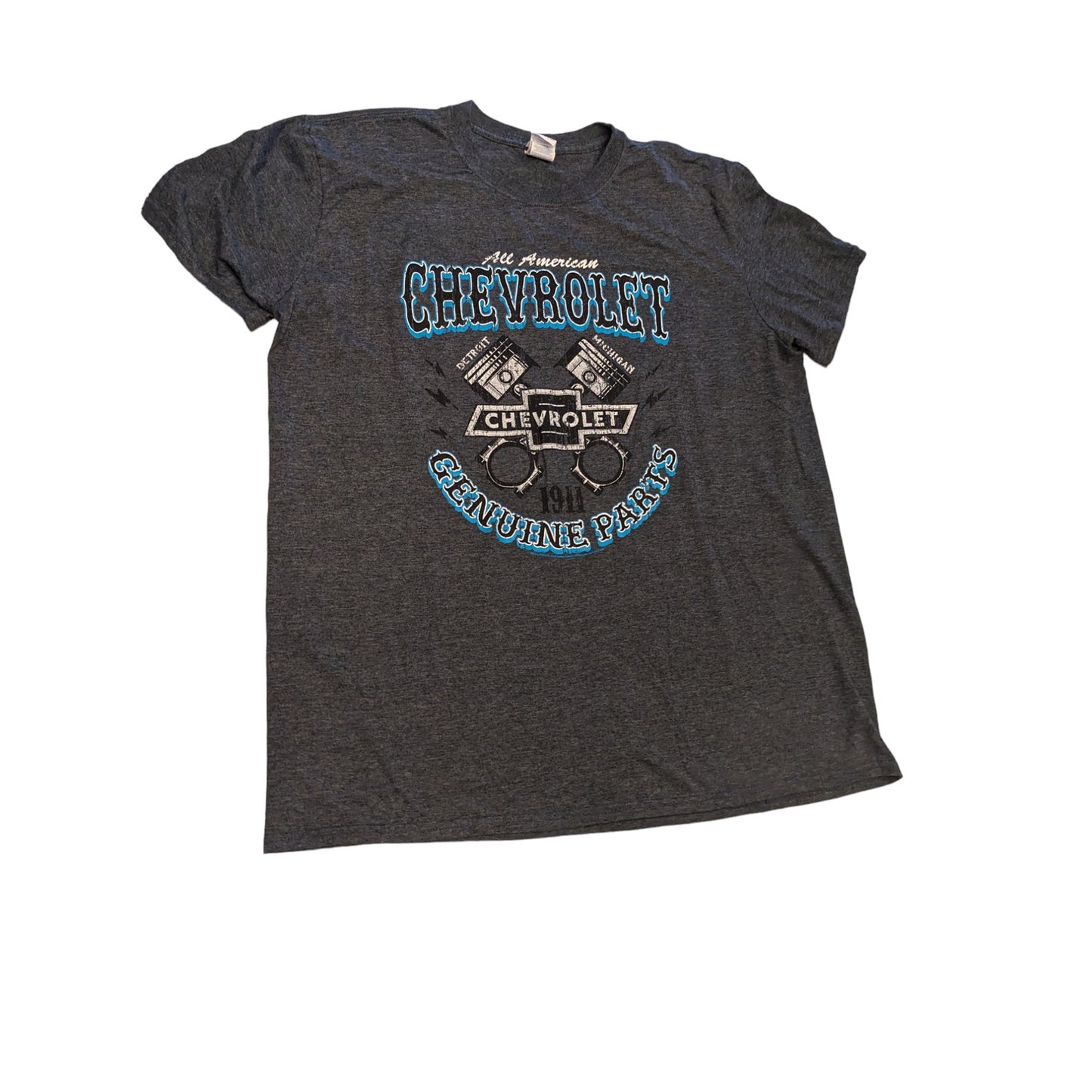 Chevrolet T Shirt Mens XL Gildan Softstyle All American Graphic Tee Ring Spun