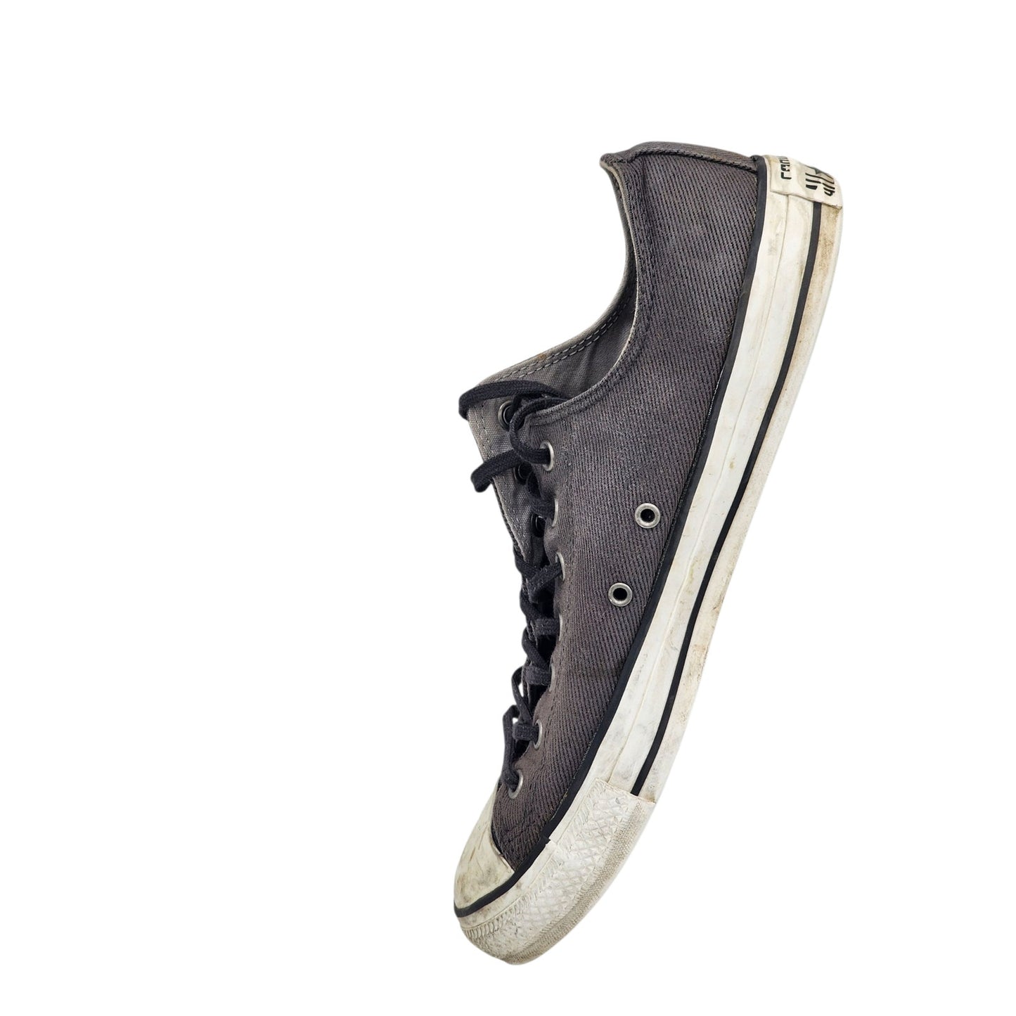 Converse Chuck Taylor Low Top Shoes Mens 12 Womens 14 Gray Grunge Skater 150350F