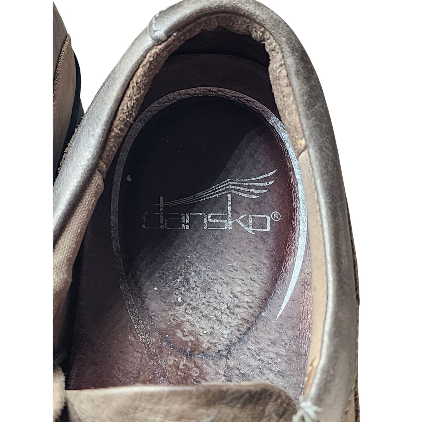 Dansko Shoes Womens 9.5-10 EU 40 Loretta Leather Comfort Zip Sneakers 9108150215