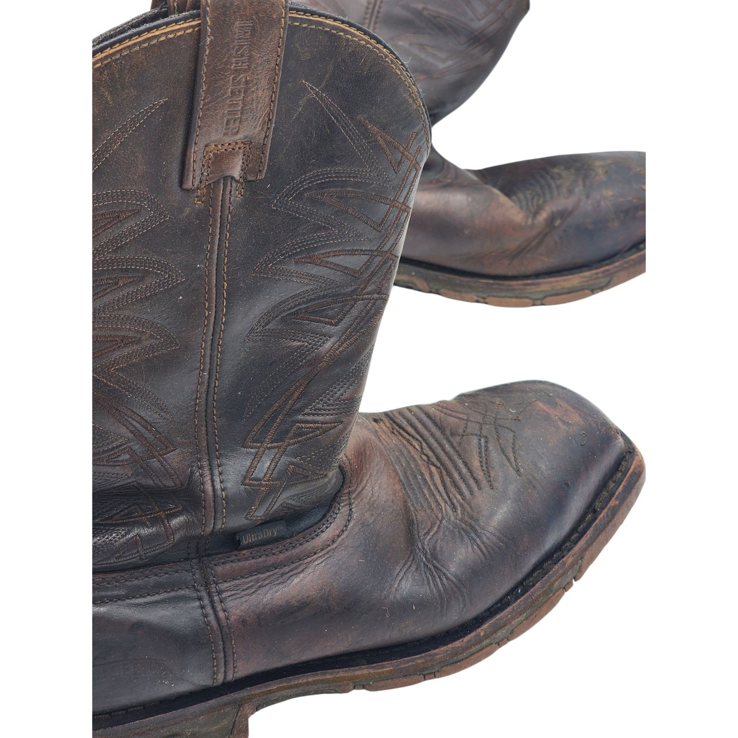 Irish Setter Boots Men 11 UltraDry Work Leather ASTM F2413 Cowboy Marshall 83912