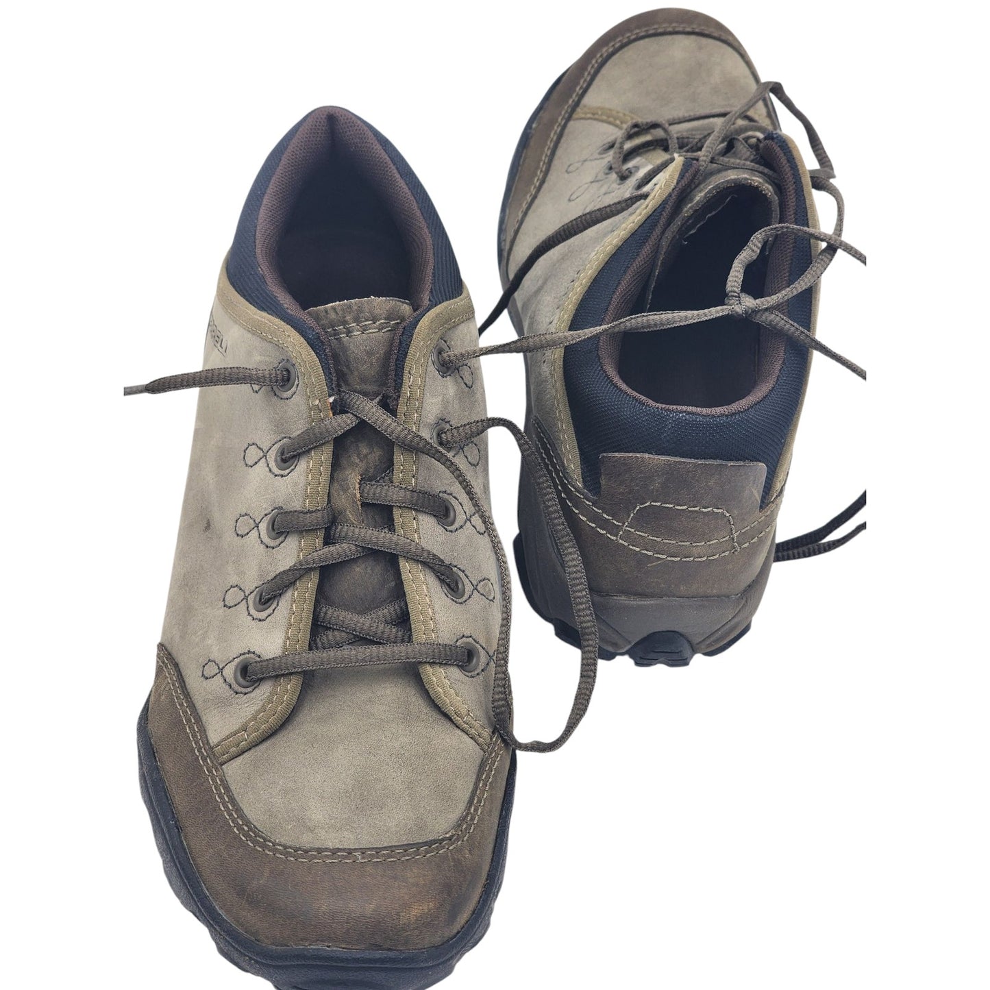 Merrell Hiking Shoes Womens 10 OrthoLite QForm Quartz Brindle Comfort Walking