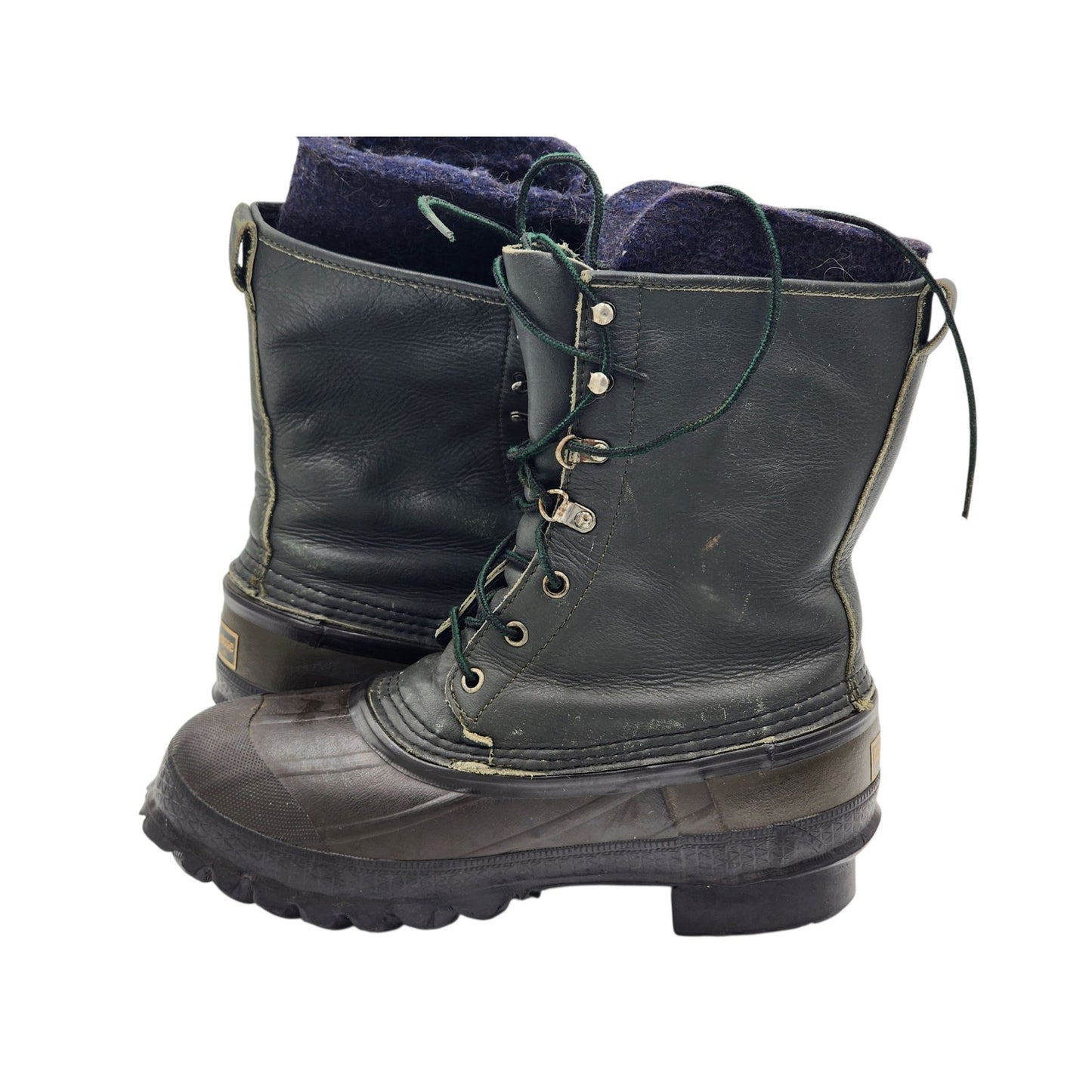 LaCrosse Outdoorsman Insulated Rubber Hunt Boots 7 USA Steel Shank Duck Winter