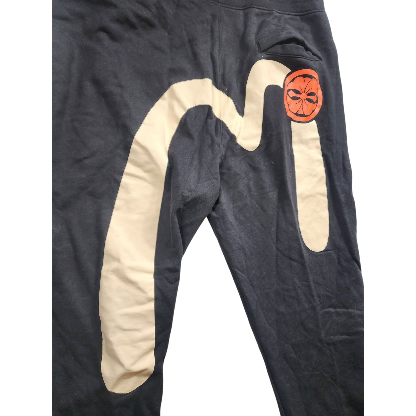 EVISU Sweatpants Heritage Men XXL Joggers Seagull Print Graphic Japan Streetwear