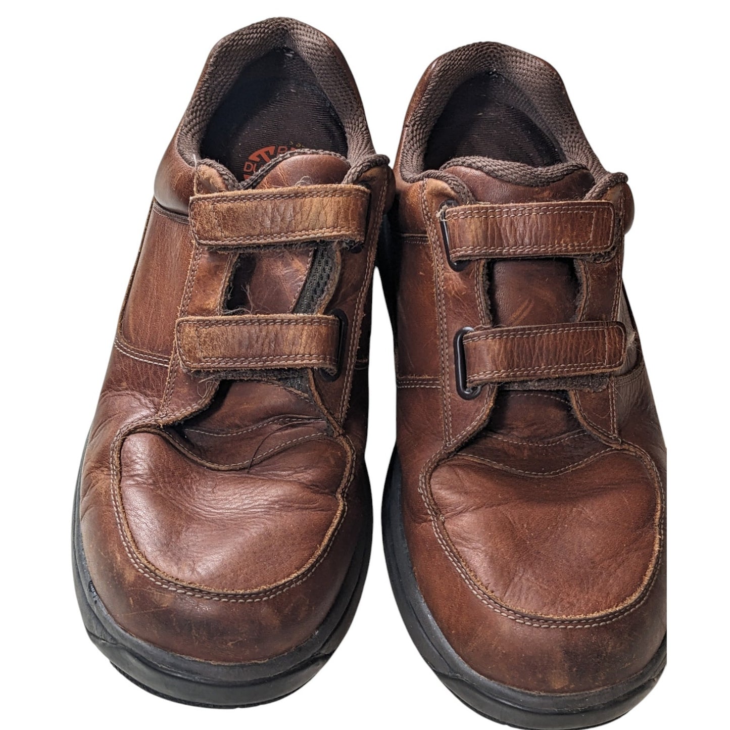 Dunham Shoes Mens 14 Winslow Leather Slip On Casual Loafers Comfort Strap 8009SB