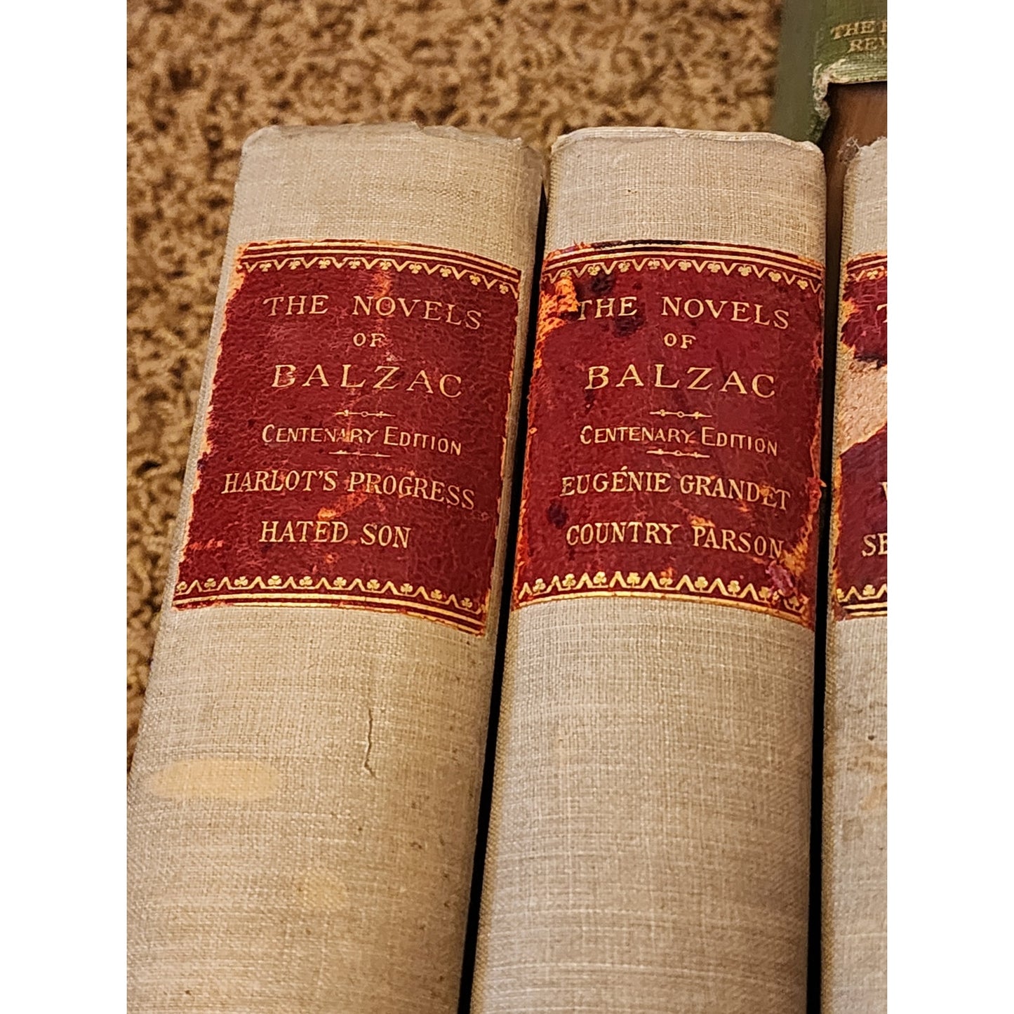 Novels of Balzac Centenary Edition 15 Vol Set Library Antiquarian Antique 1899