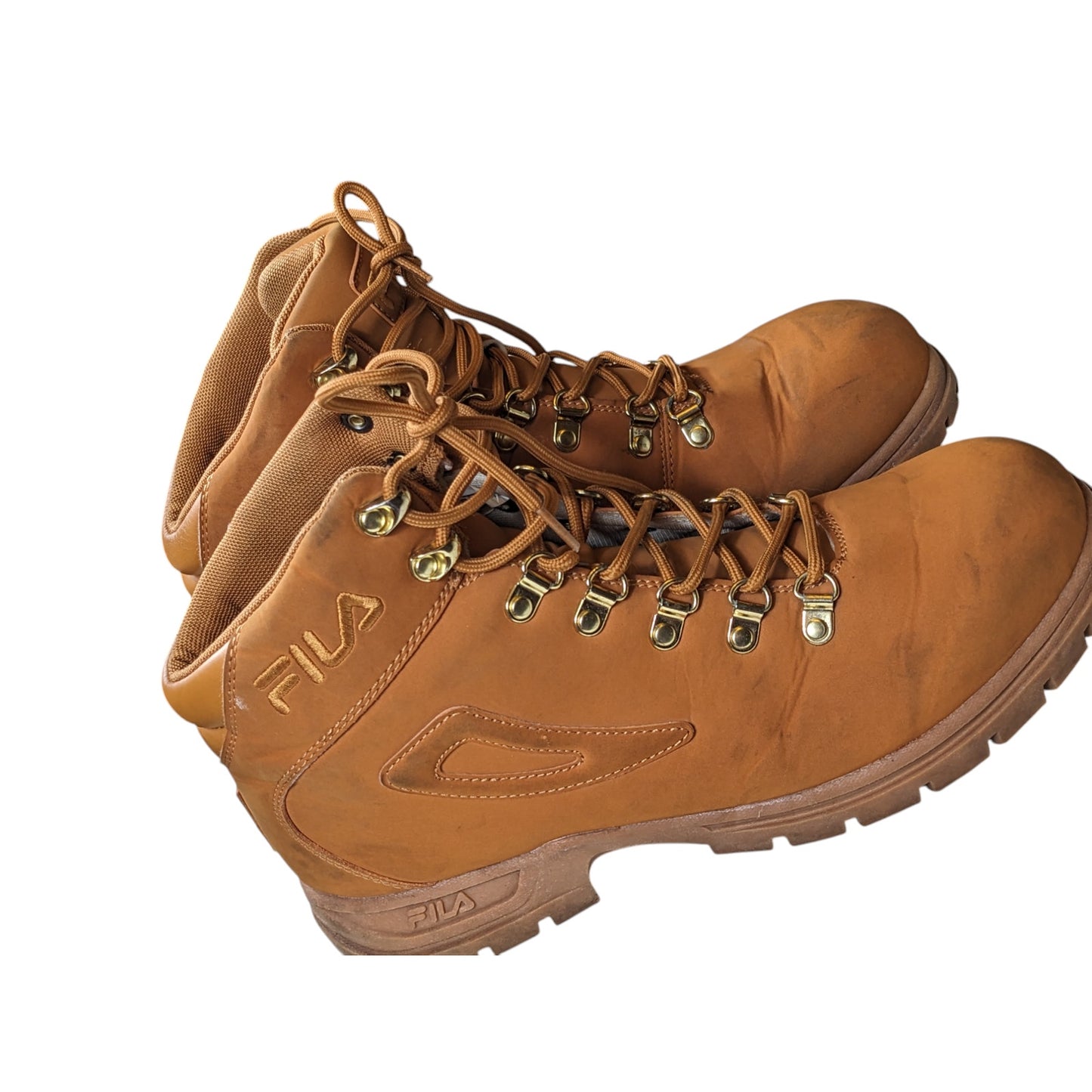 Fila Boots Mens 10.5 Diviner Combat Work Shoes Synthetic Lace Up Hiking 1HM00556