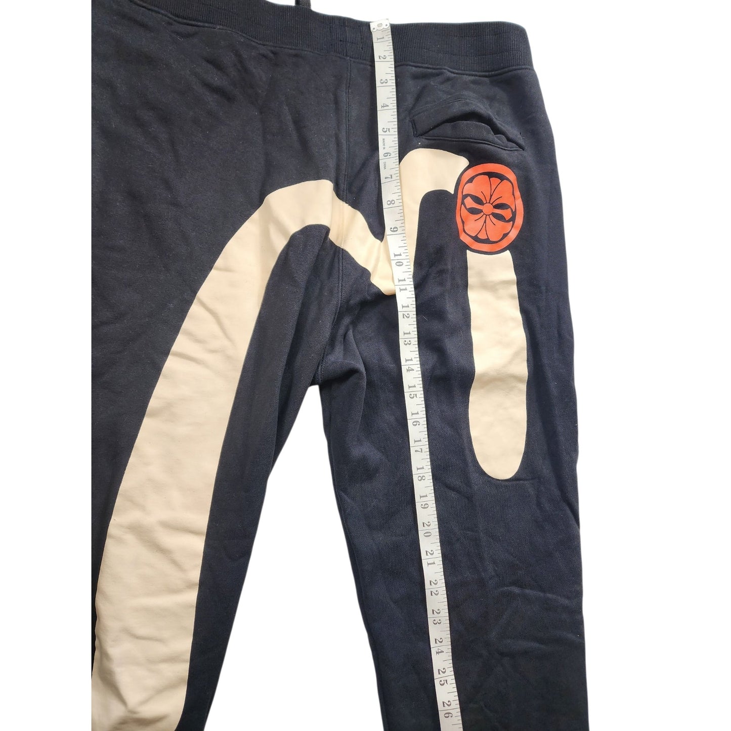 EVISU Sweatpants Heritage Men XXL Joggers Seagull Print Graphic Japan Streetwear