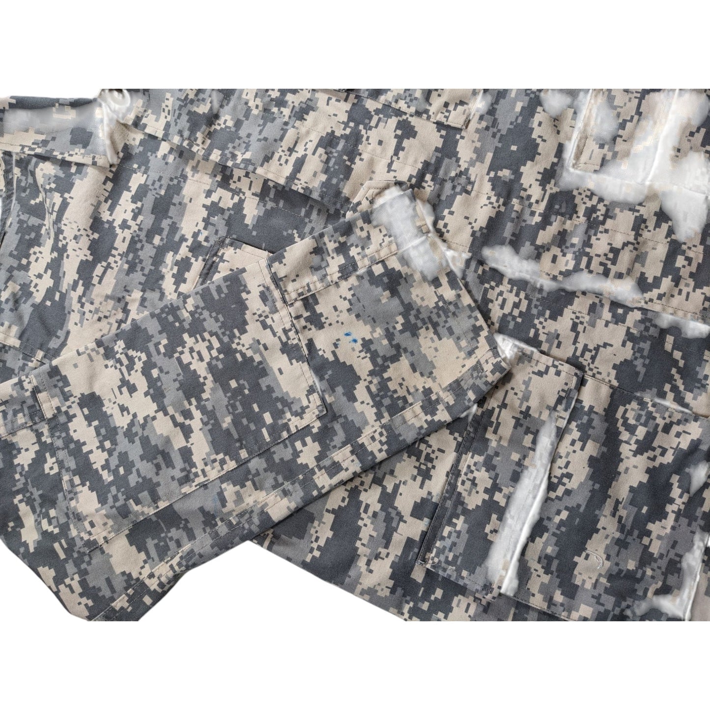 Rothco Combat Shirt Mens Medium Force BDU Camo Jacket Military Tactical Army