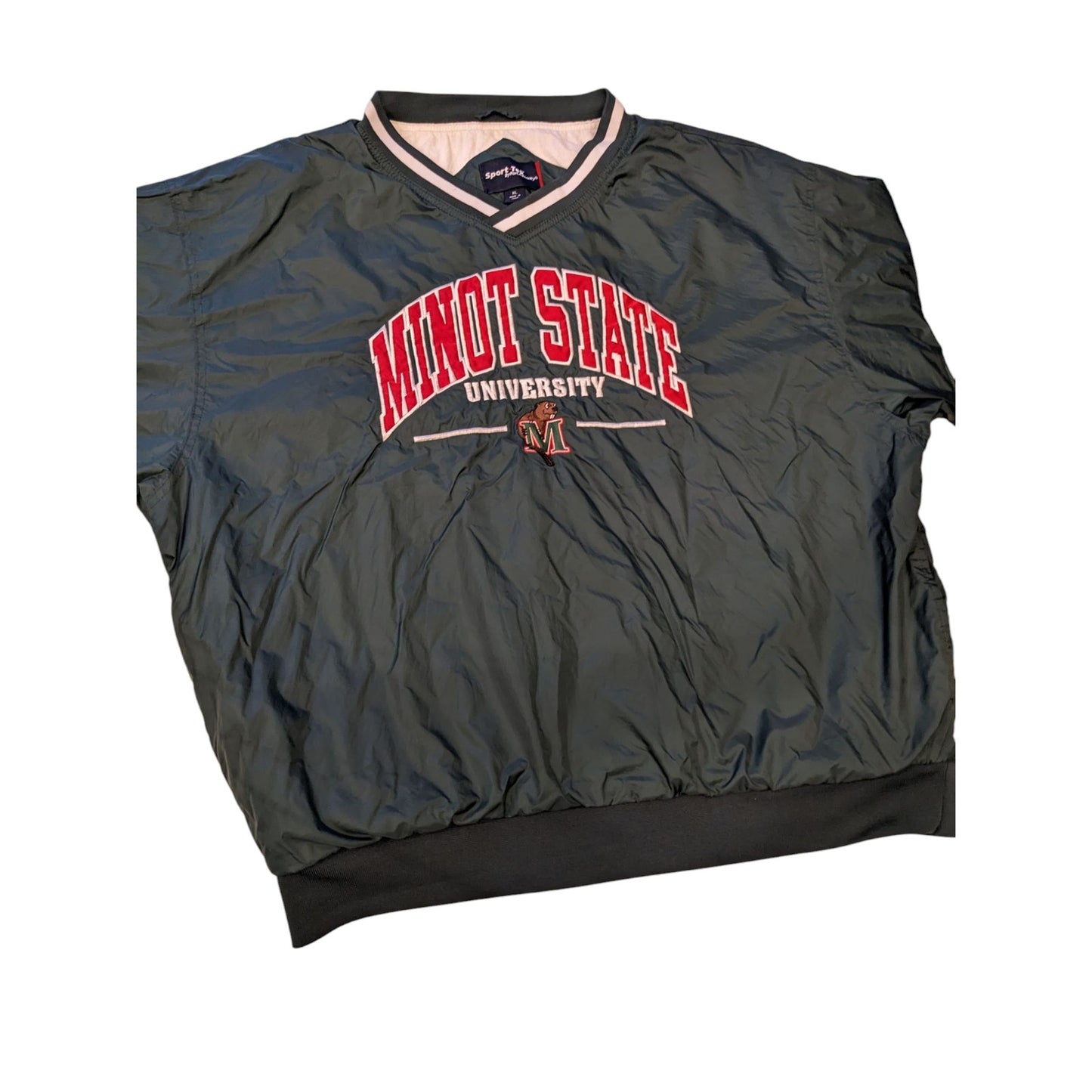 Sport Tek Minot State University Pullover Jacket Men XL Windbreaker North Dakota