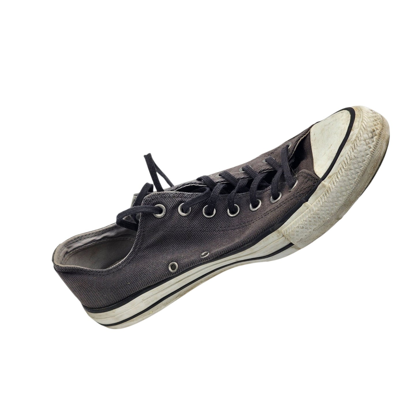 Converse Chuck Taylor Low Top Shoes Mens 12 Womens 14 Gray Grunge Skater 150350F