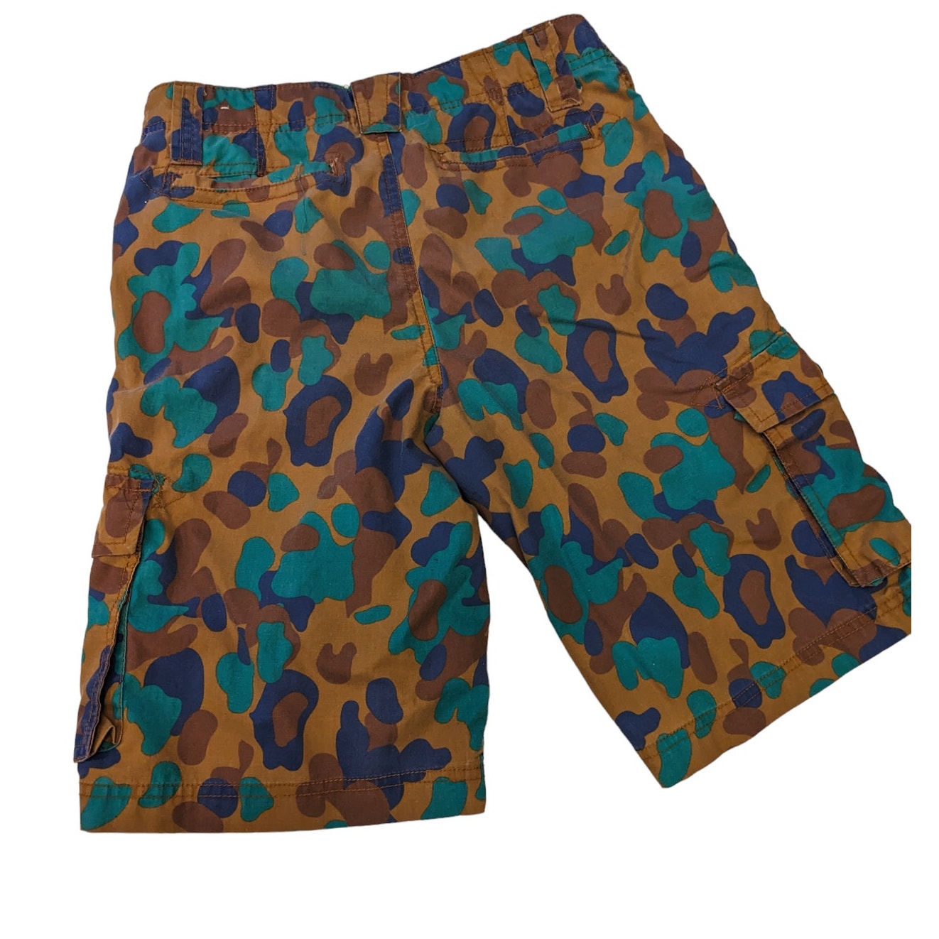 Black Jack Shorts Women 14 Cargo Camo Brown Blue Green Multiple Pockets Tactical