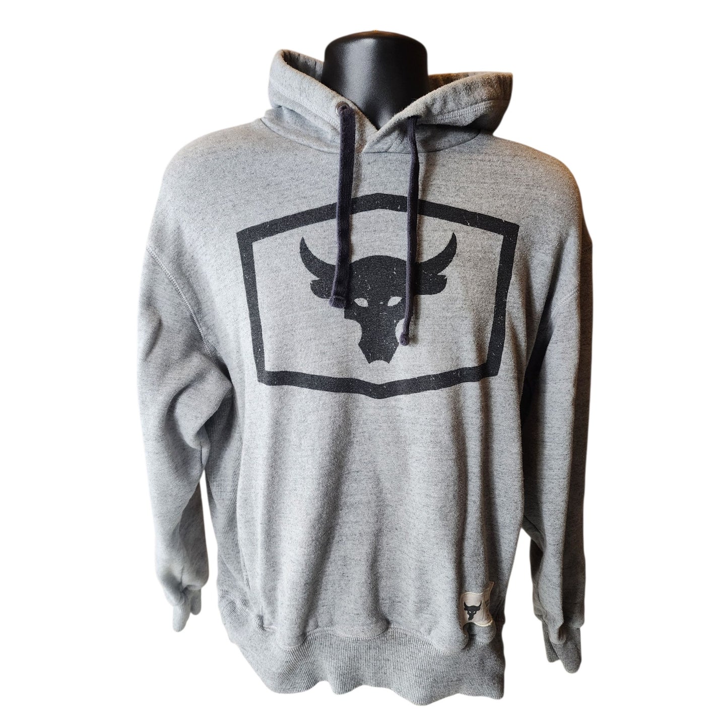 Under Armour Project Rock Hoodie Medium Sweatshirt Bull Blood Sweat Respect Gym