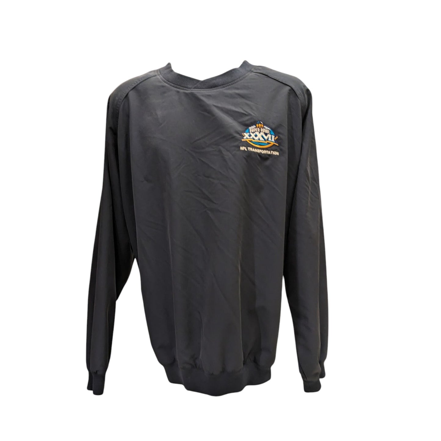 Greg Norman Pullover Super Bowl 37 NFL Transportation Men XXL Jacket Windbreaker