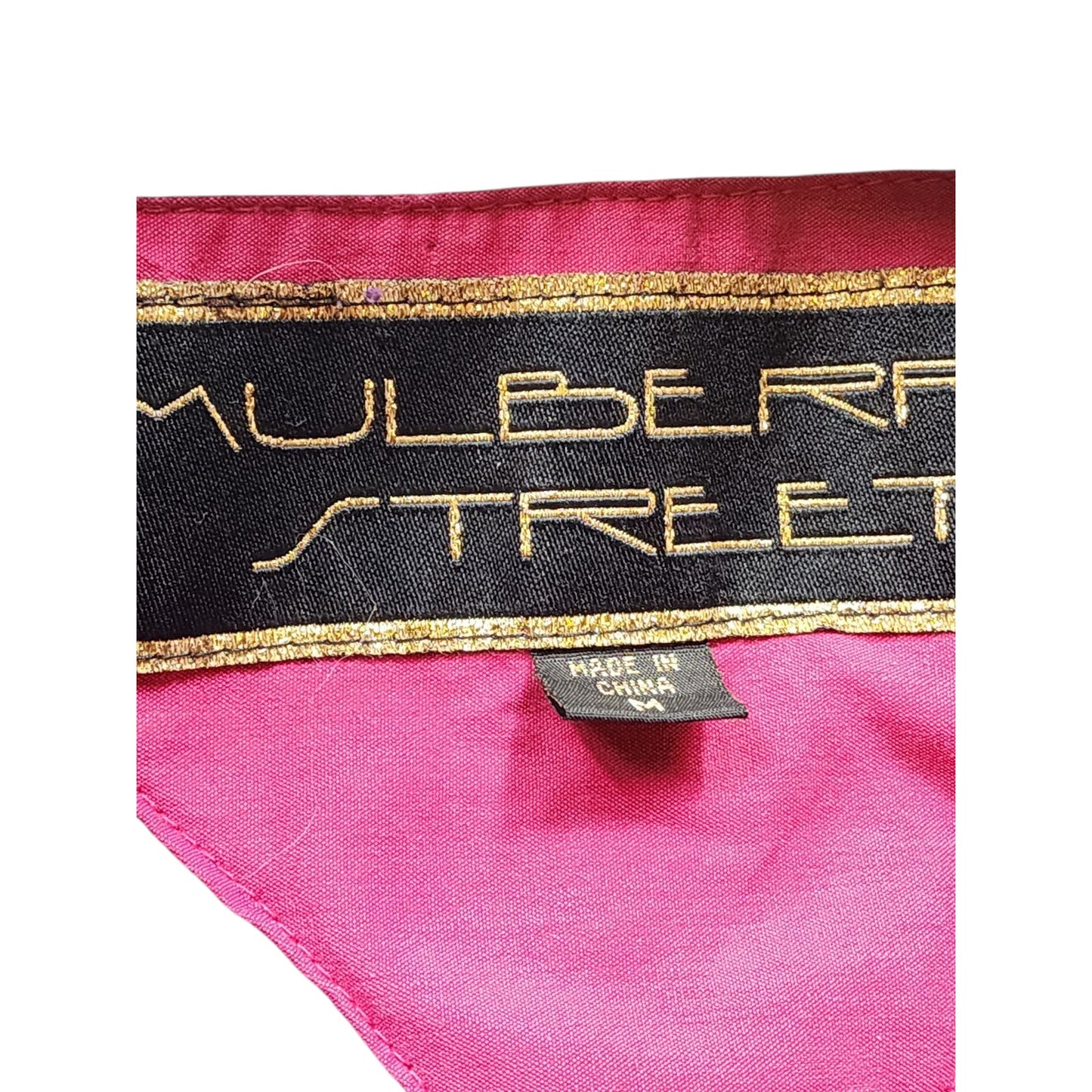 Mulberry Street Ski Jacket Womens Medium Colorblock Fleece Winter 80s 90 Vibes