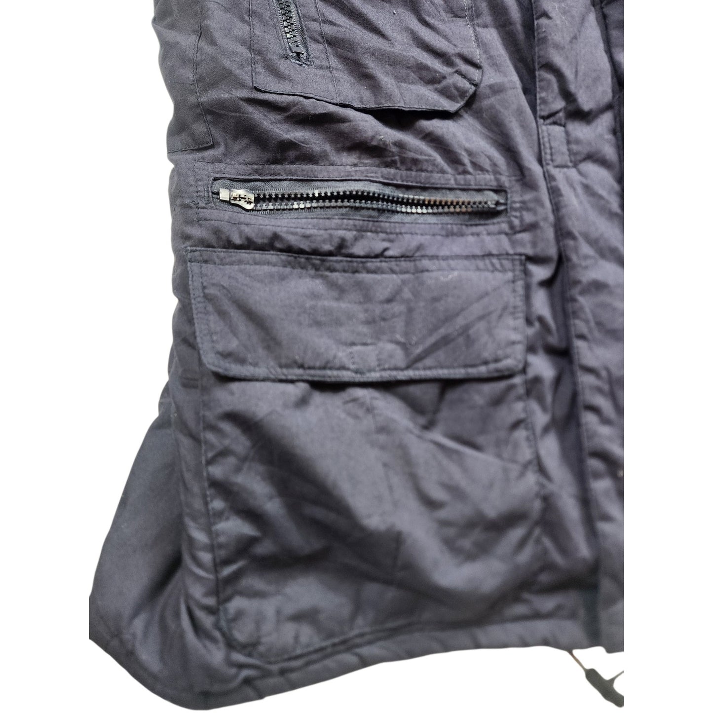 Vintage Men Small Utility Cargo Vest Multi Pocket Waistcoat Fishing Photographer