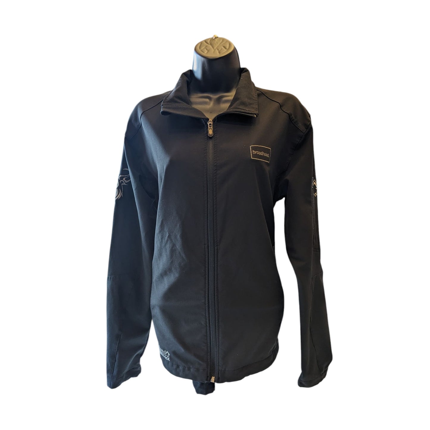 DRI DUCK Jacket Women Medium Soft Shell Windbreaker Zip Outdoor Hiking Broadhead