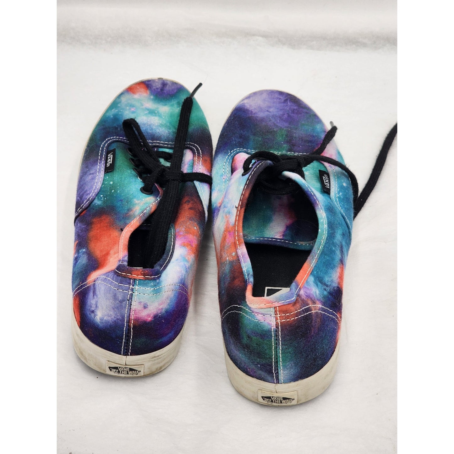 Vans Shoes Mens 7.5 Womens 9 Off Wall Galaxy Tie Dye Sneakers Low Top Skateboard