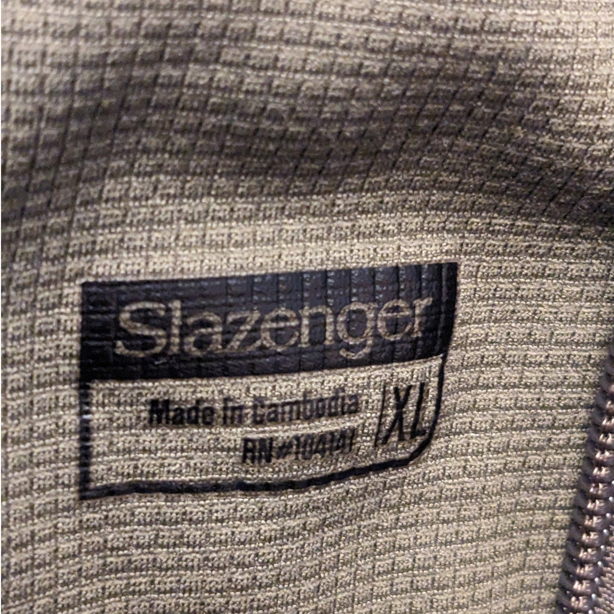 Slazenger Golf Shirt Pullover Men XL 1/4 Zip Long Sleeve Athletic Activewear Top