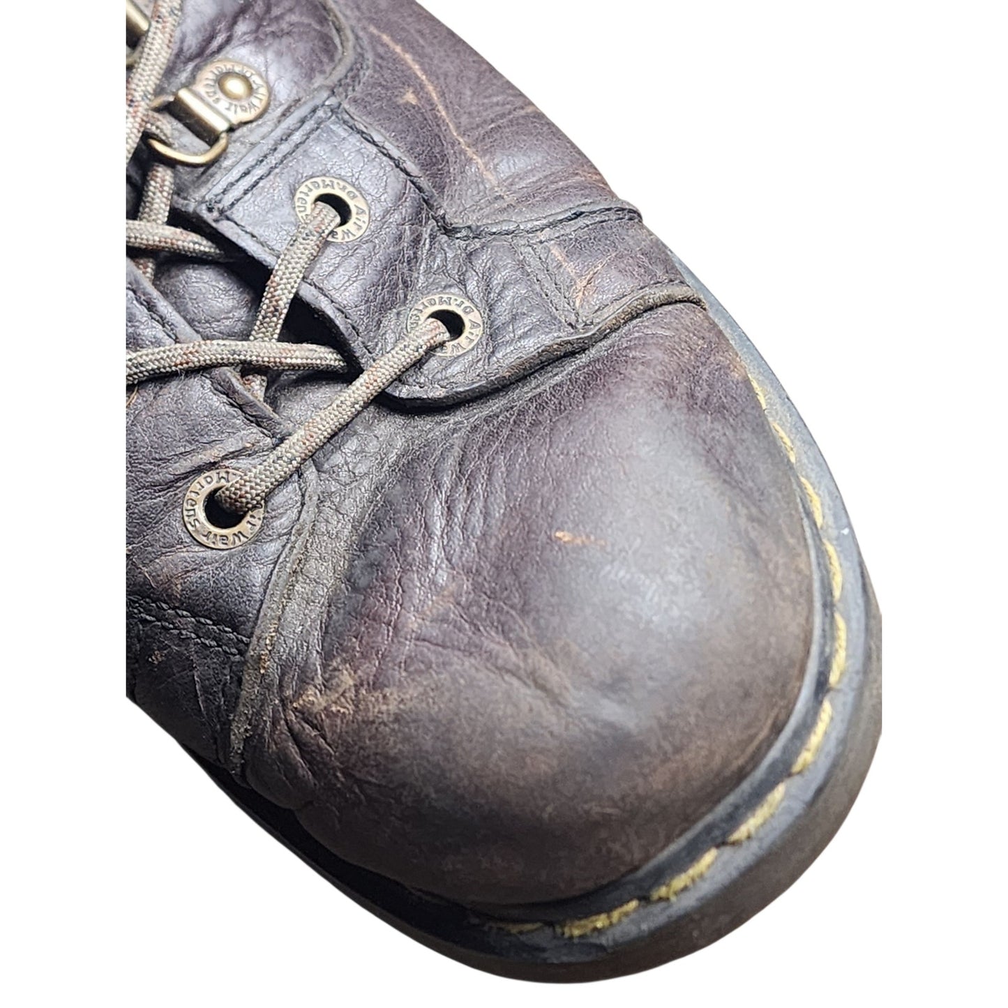 Dr Martens Boots Men 13 Steel Toe Leather Work Oil Resistant Hiking Combat 11302