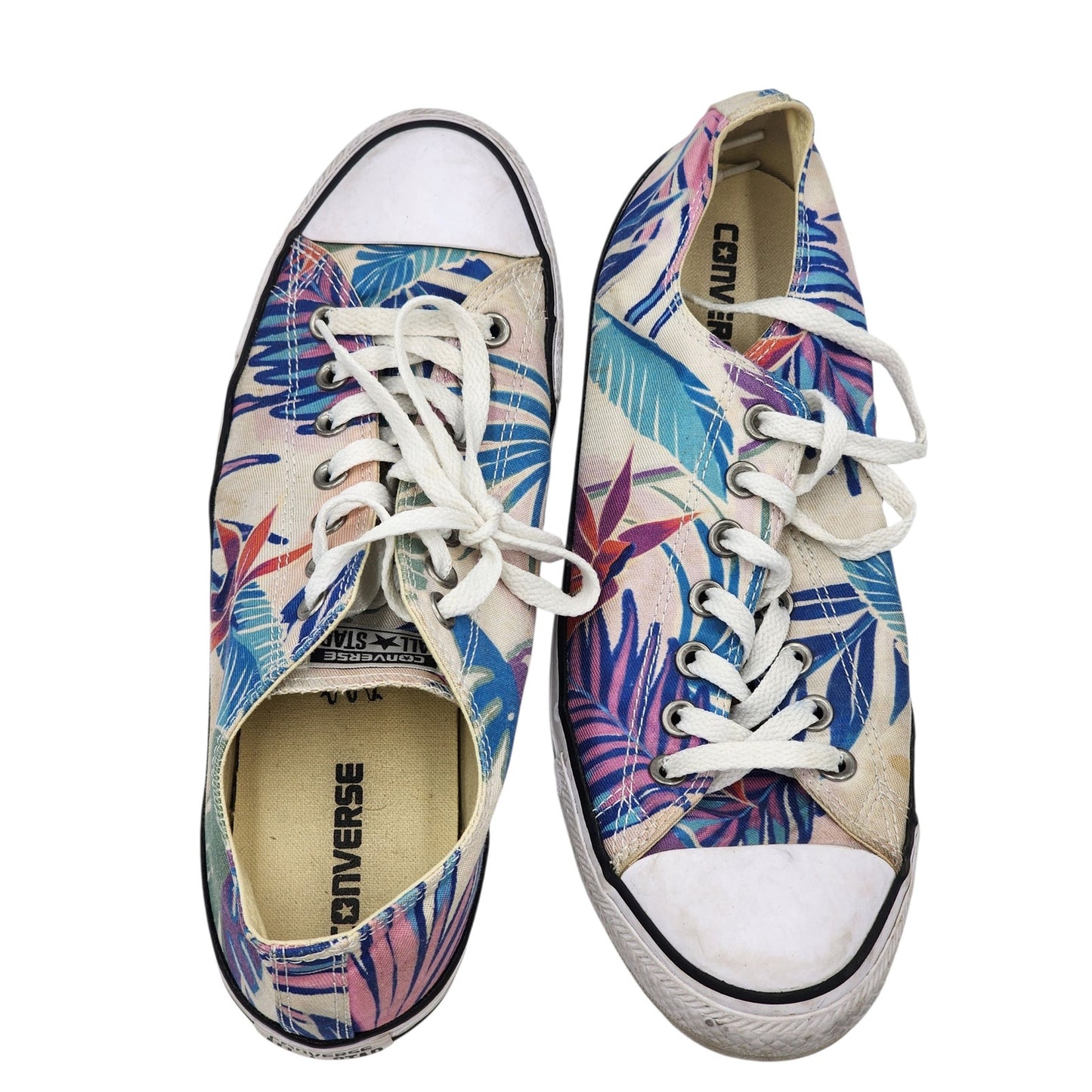 Converse All Star Shoes Tropical Low Tops Unisex Men 10 Women 12 Sneakers Kicks