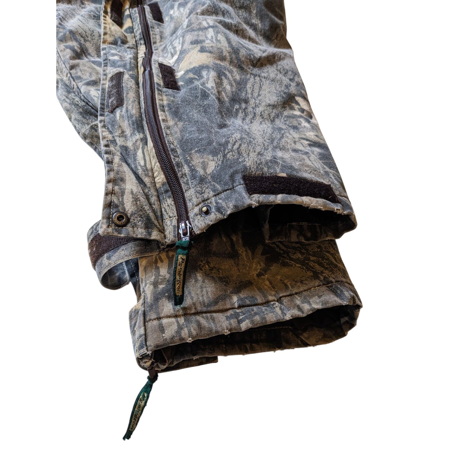 Remington Camo Insulated Overalls Men Large Mossy Oak Tree Hunting Snow Bibs