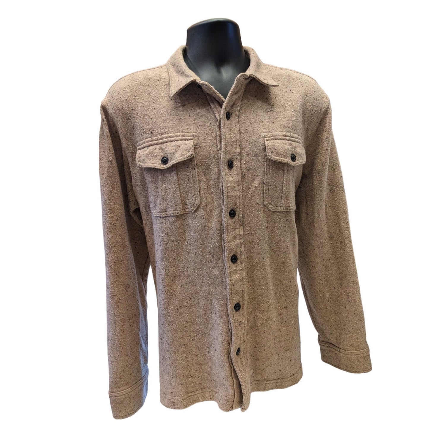 Lands End Shirt Jacket Mens XL 46-48 Shacket Long Sleeve Lumberjack Americana