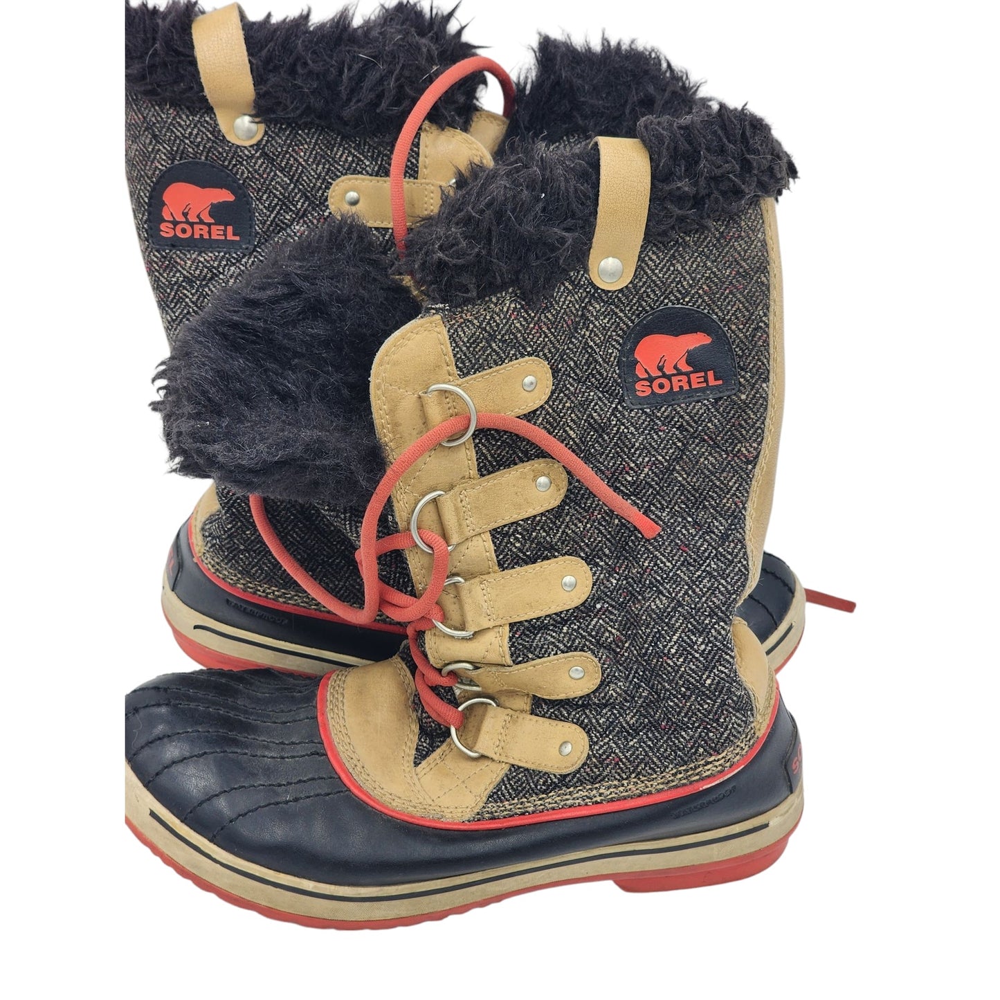 Sorel Boots Womens 10.5 Tofino Winter Snow Hiking Waterproof Rubber NL2012-373