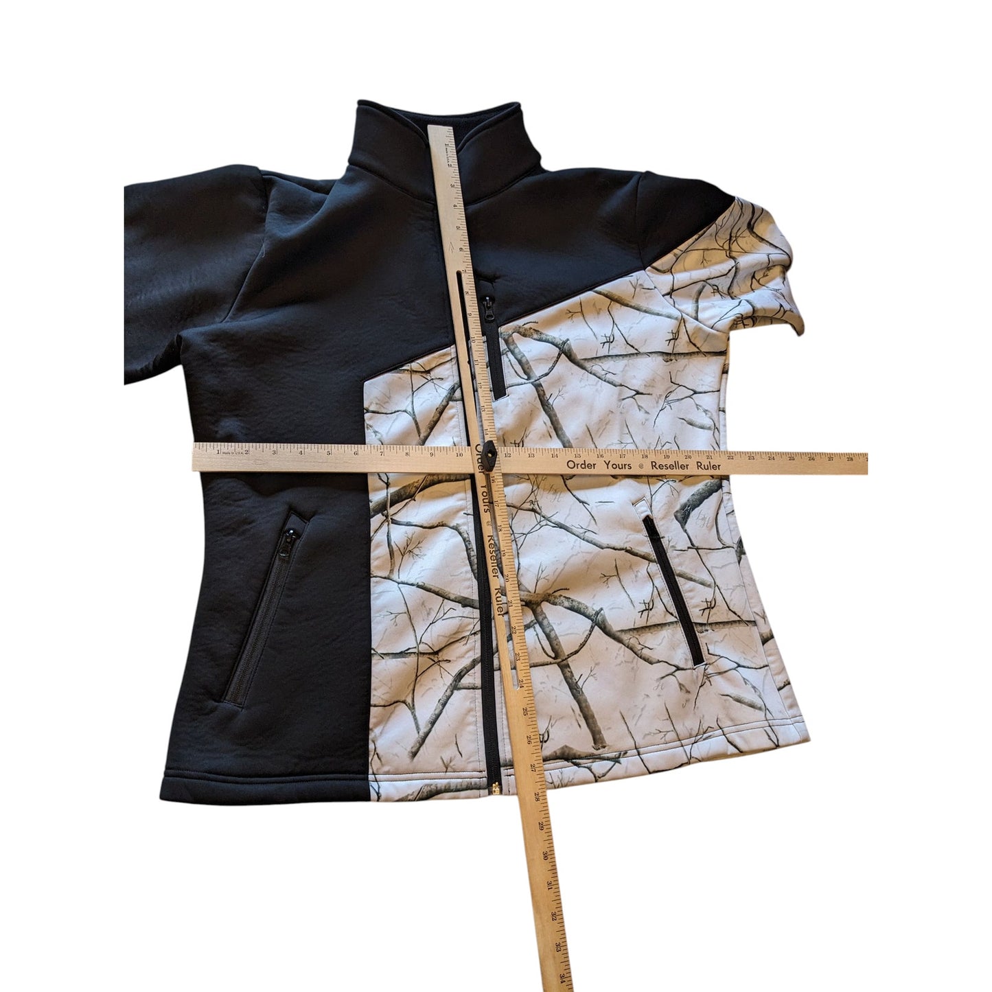 Legacy Huntress Jacket Women XL Camo Softshell Hunting Fleece Zip Up Windbreaker