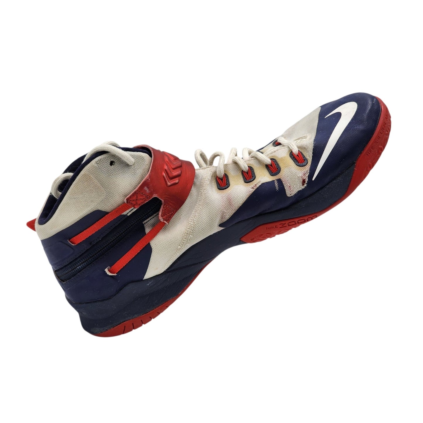 Nike LeBron Zoom Soldier 8 Shoes Mens 13 Basketball Sneakers High Top 653641-114