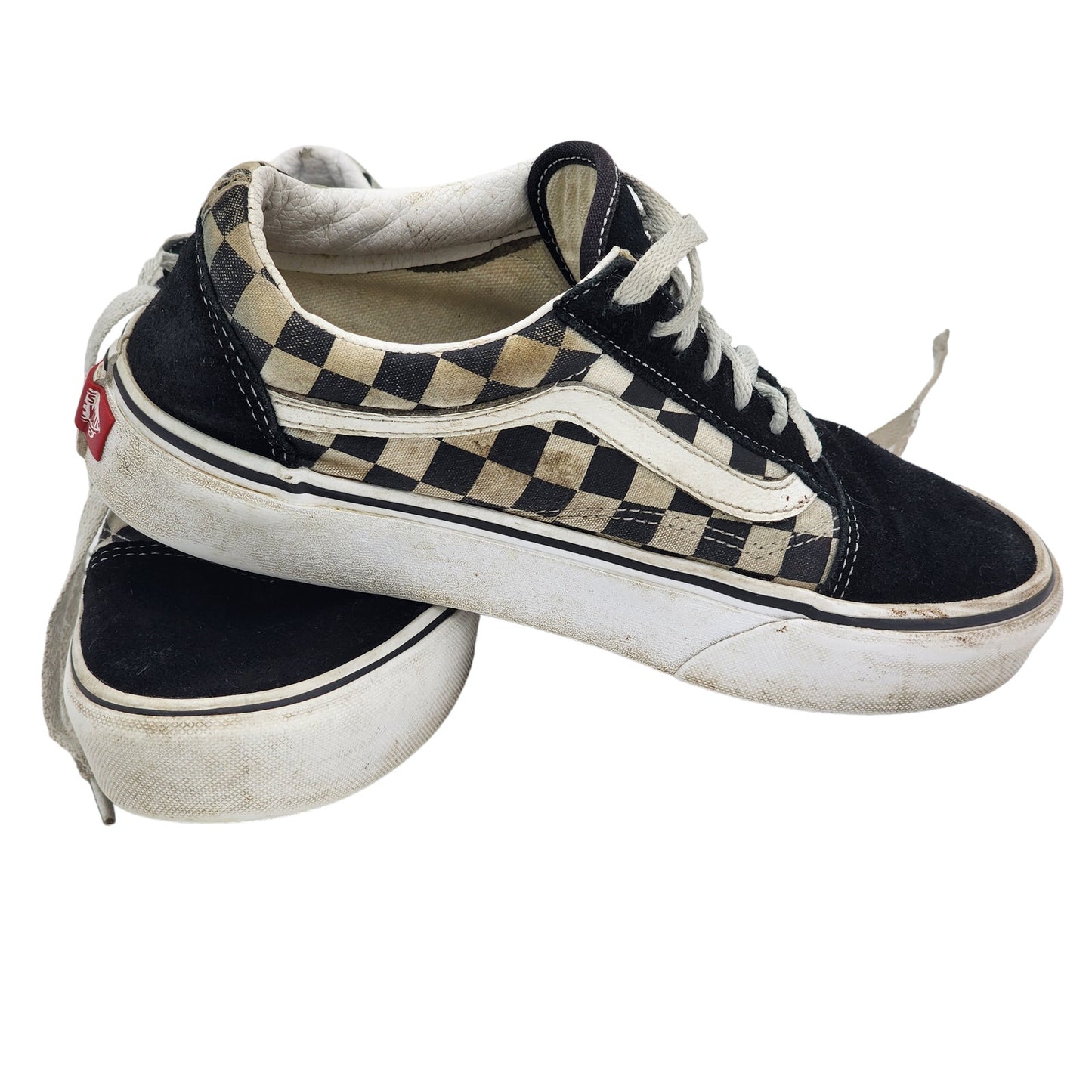VANS Off the Wall Shoes Checkerboard Womens 7.5 Mens 6 Skater Low Top Sneakers