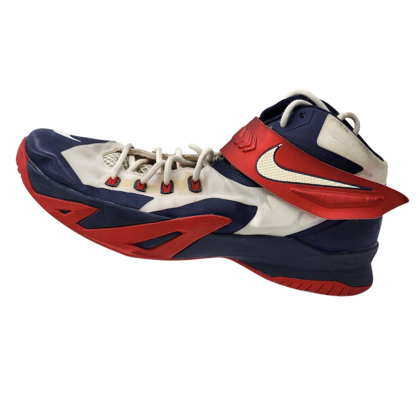 Nike LeBron Zoom Soldier 8 Shoes Mens 13 Basketball Sneakers High Top 653641-114