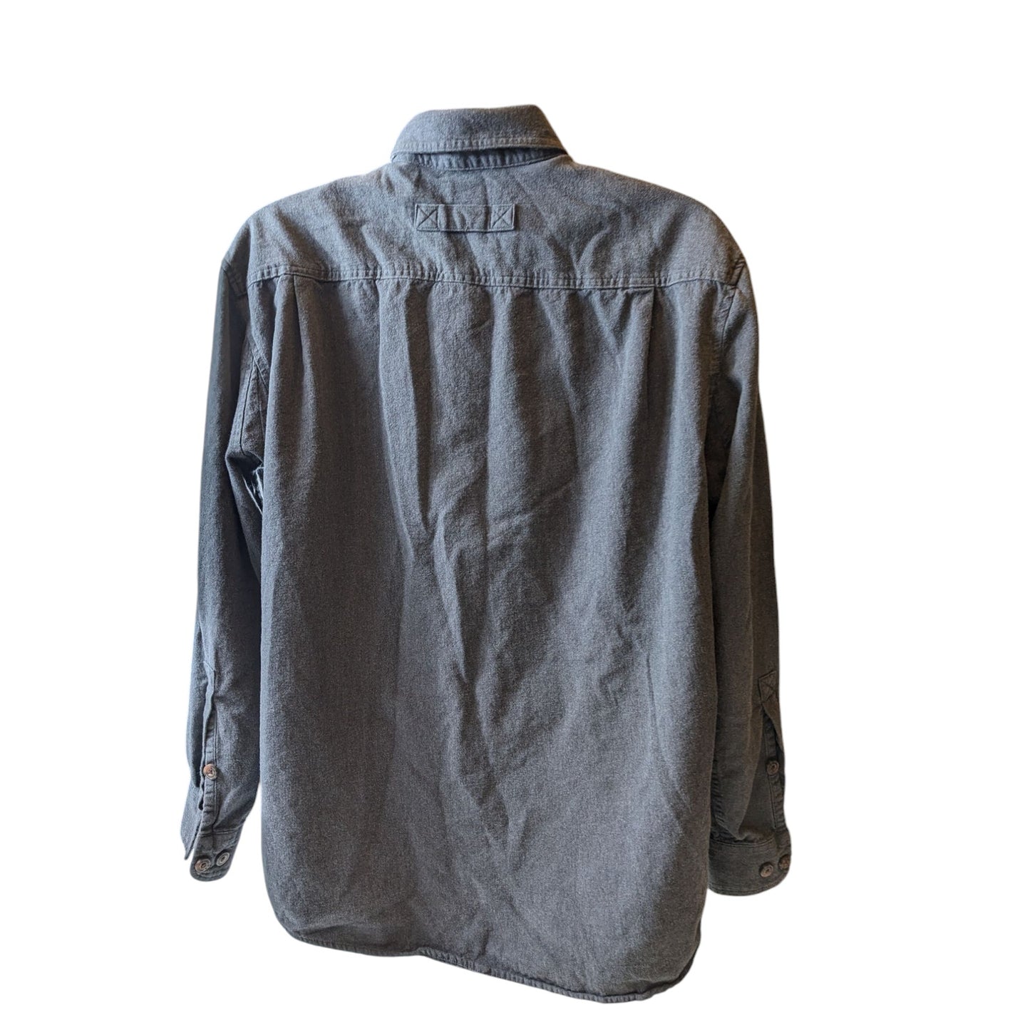 Duluth Trading Flannel Shirt Men Rugged Workwear Lumberjack Free Swingin 89328