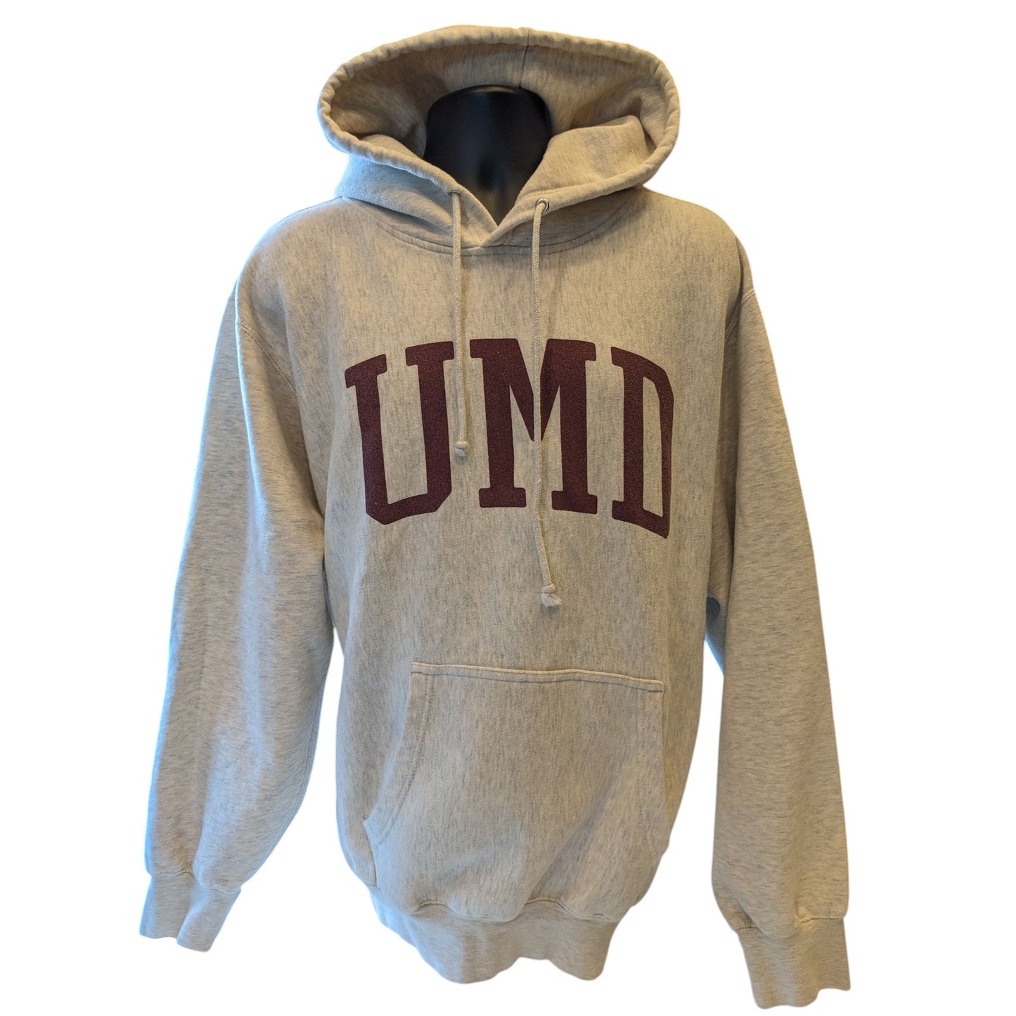 MV Sport Pro-Weave Hoodie Men XL Gray UMD University Pullover Sweatshirt College