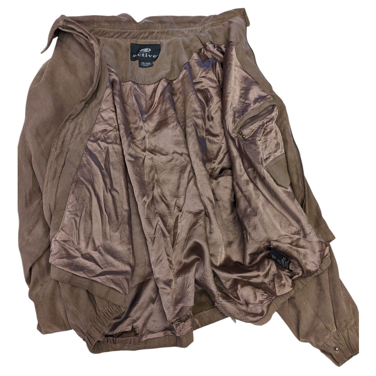 Vintage Minnesota Golden Gophers Men 2XL Jacket Active Zip Bomber Collegiate