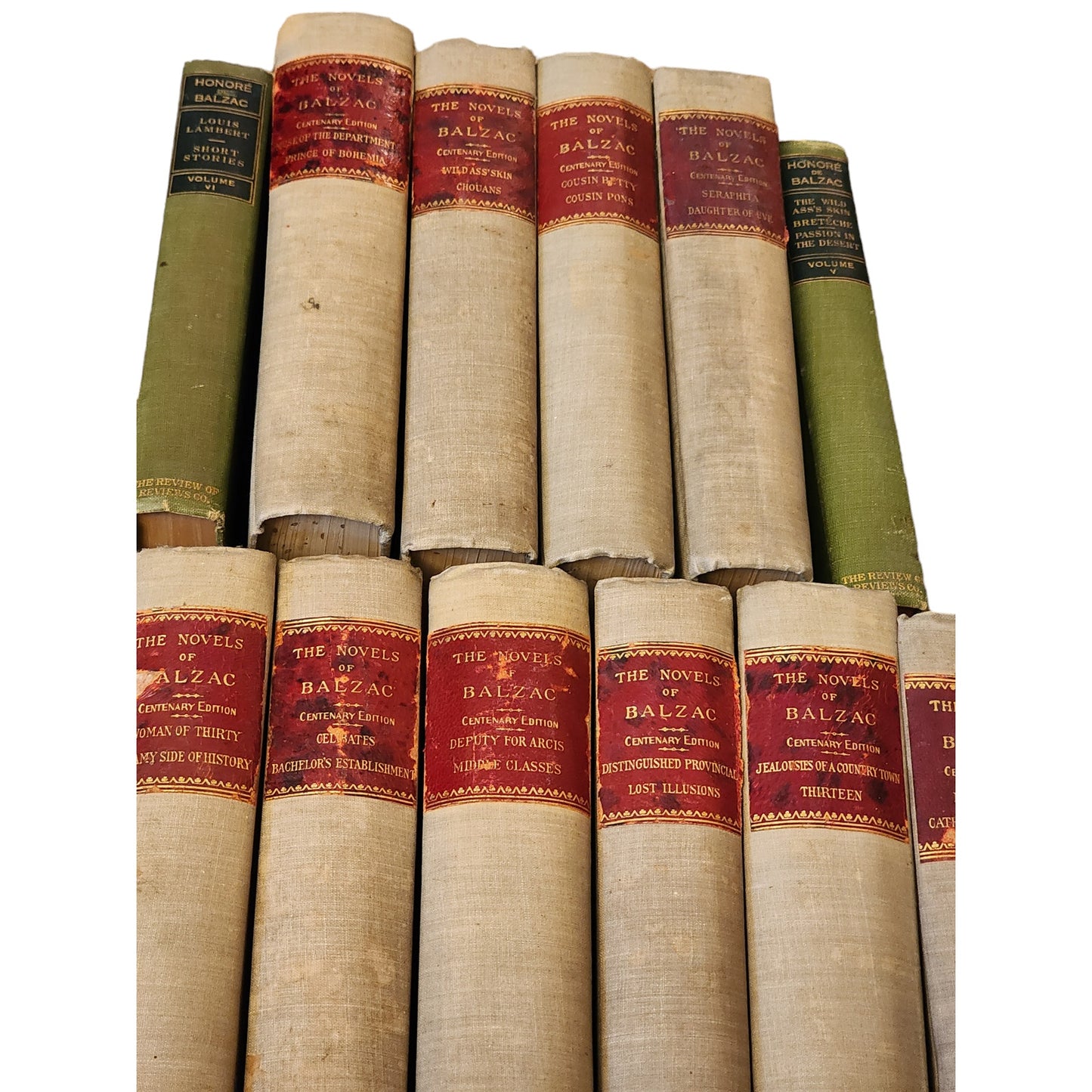 Novels of Balzac Centenary Edition 15 Vol Set Library Antiquarian Antique 1899