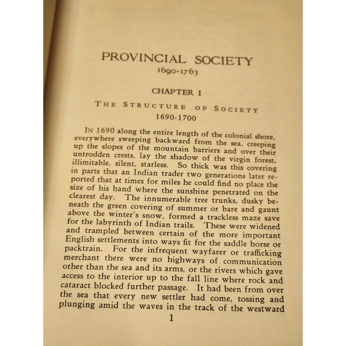 History American Life Provincial Society 1690-1863 Vol 3 By James Truslow Adams