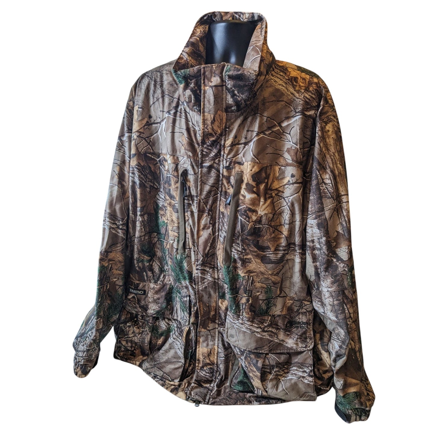 Gander Mountain Guide Series Tech H2O Jacket Mens 3XLT Camo Hunting Realtree
