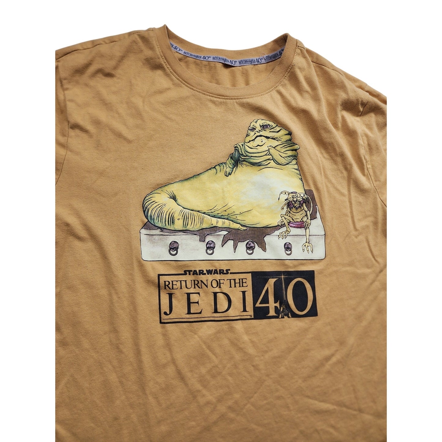 Star Wars Return of the Jedi 40th Anniversary T Shirt Medium Jabba Graphic Tee