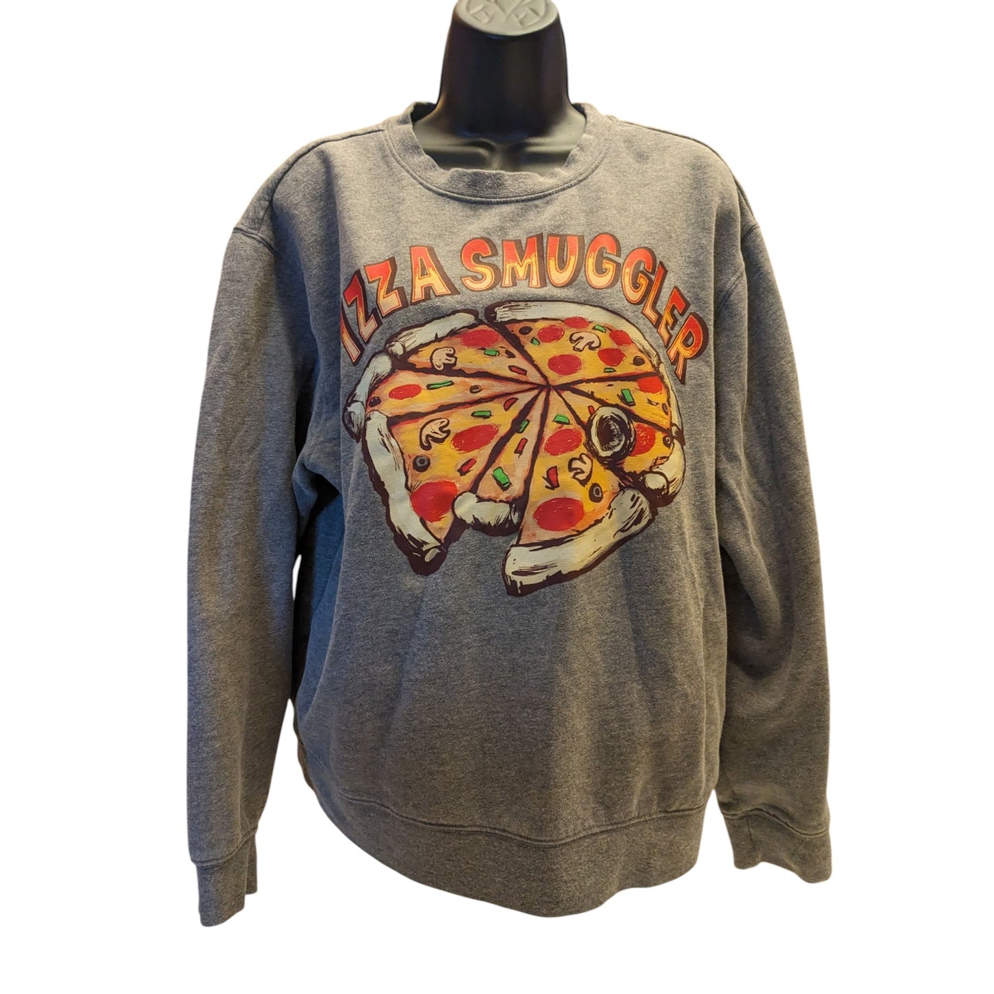Star Wars Pizza Smuggler Sweatshirt Adult Large Geek Nerd Millennium Falcon