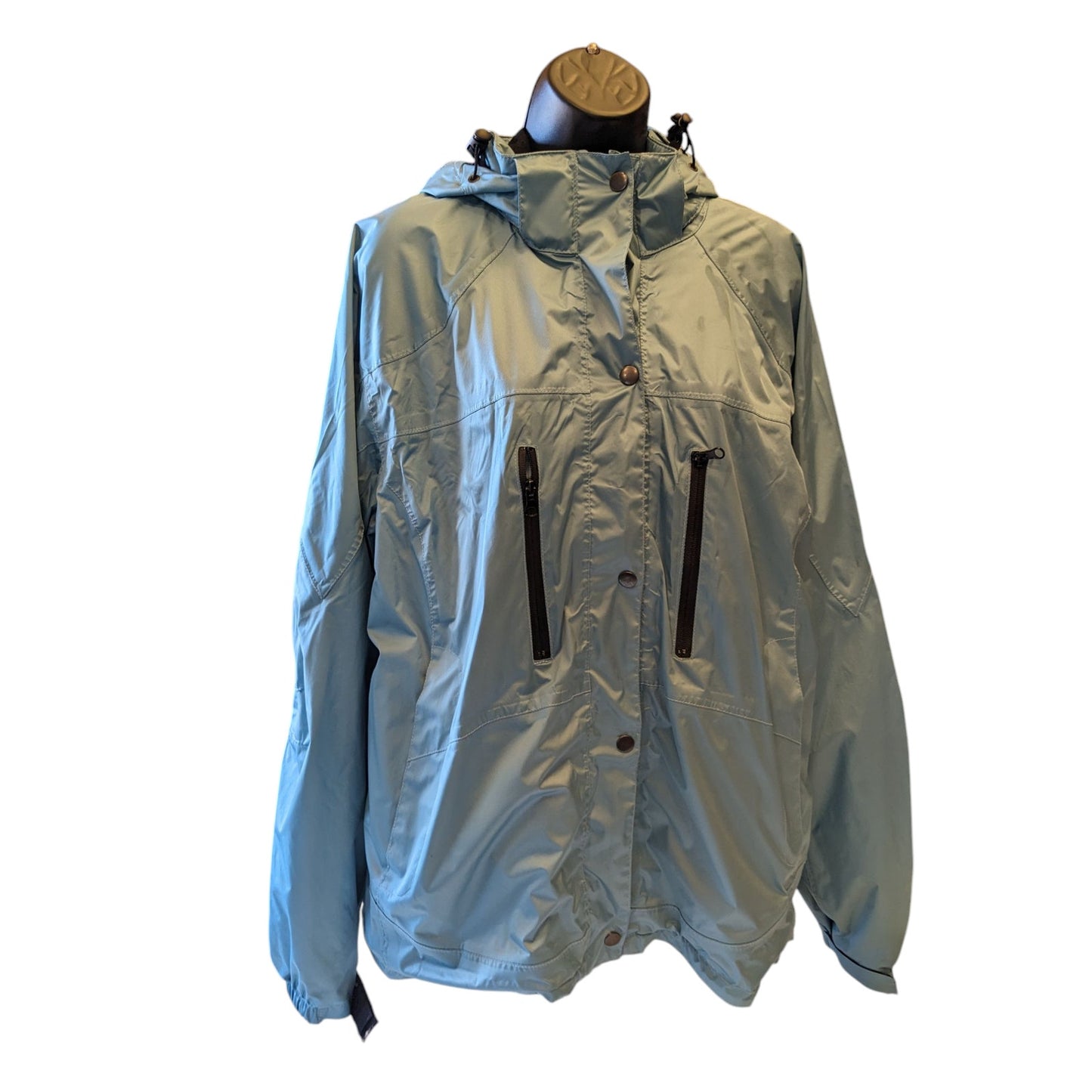 Mossi Racing Jacket Women XXL Hooded Winter Snow Parka Drawstring Windbreaker