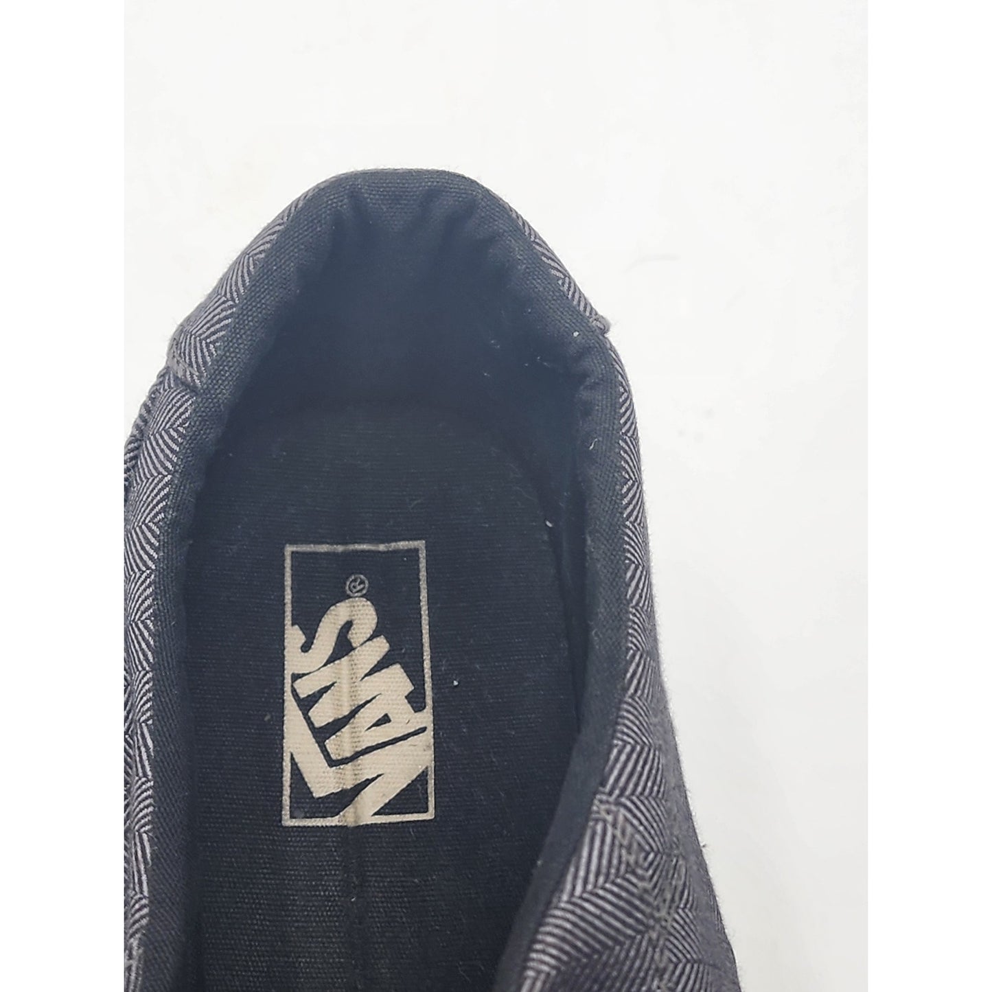 Vans Sneakers Mens 12 Gray Herringbone Low Top Skate Shoes Casual VN-ONLUL9B-MEN